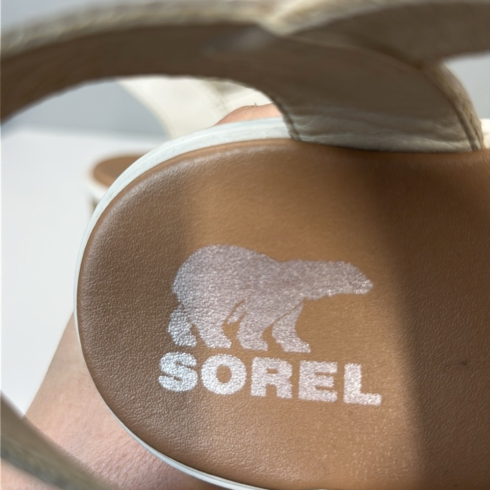 Sorel Joanie lll Ankle Strap Wedge Sandals Size 9.5 - Picture 10 of 14